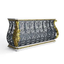 Pulaski Wrought Iron Classic Console Table